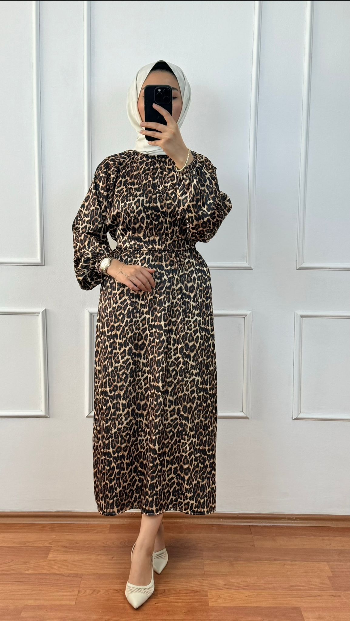 Heda Leopar Elbise