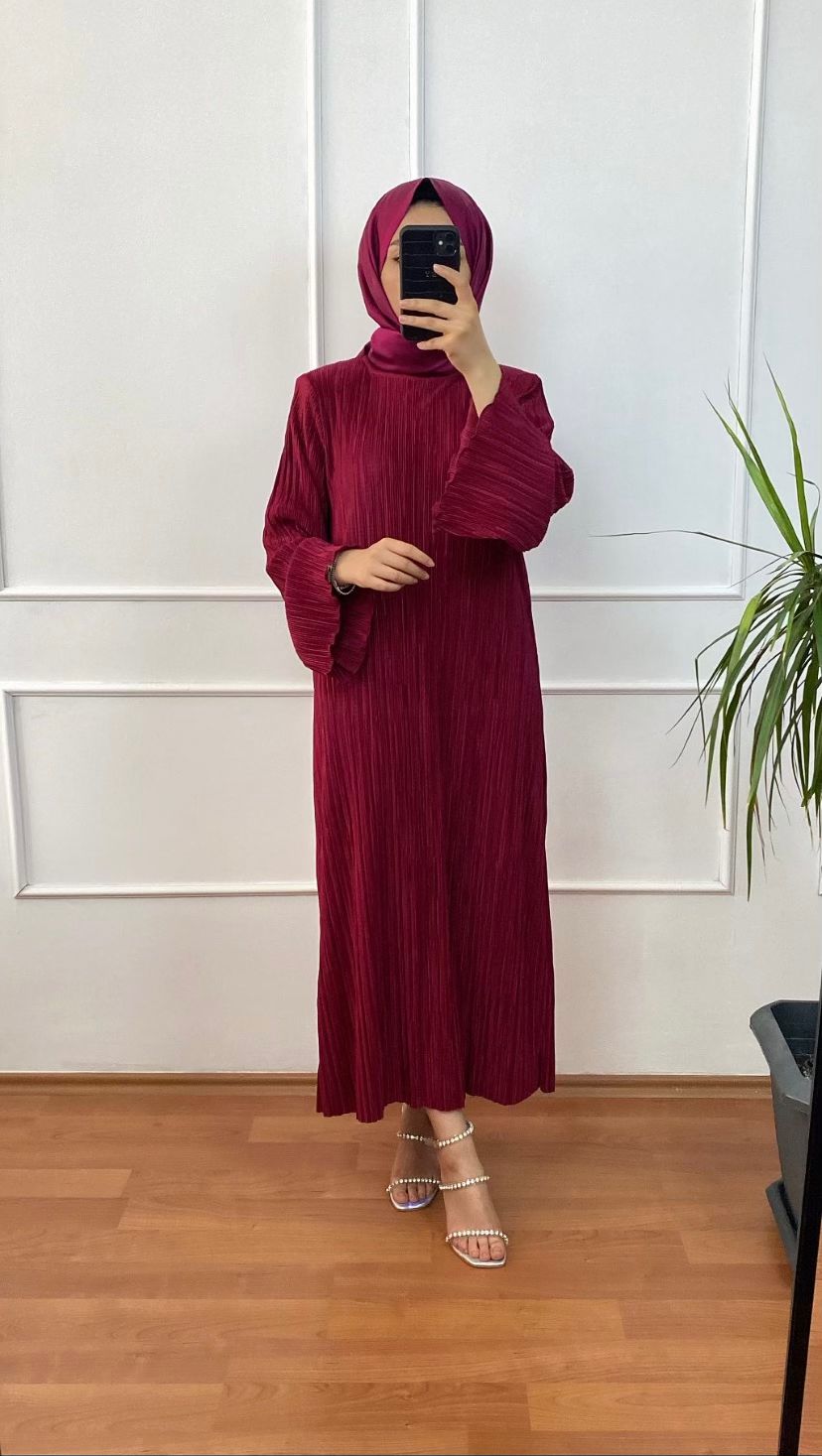 Zümrüt Yeşili Ahel Elbise