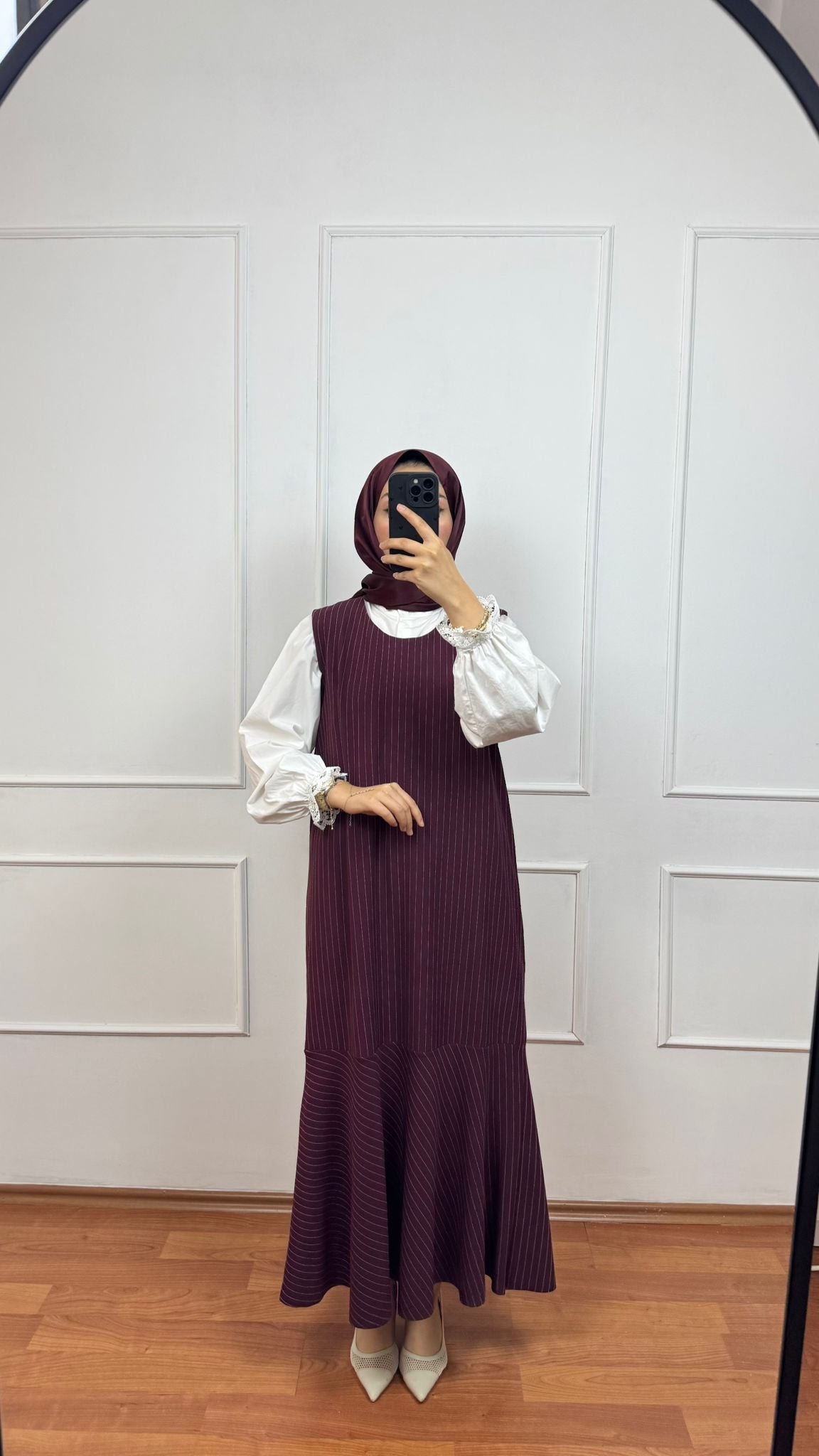 Lacivert Jile Elbise